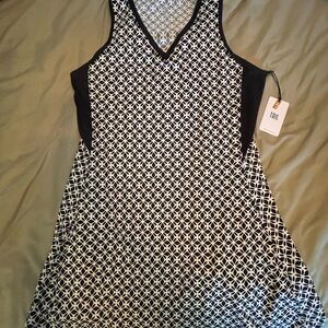 Tail Black and White Patterned Golf Dress NWT size XL